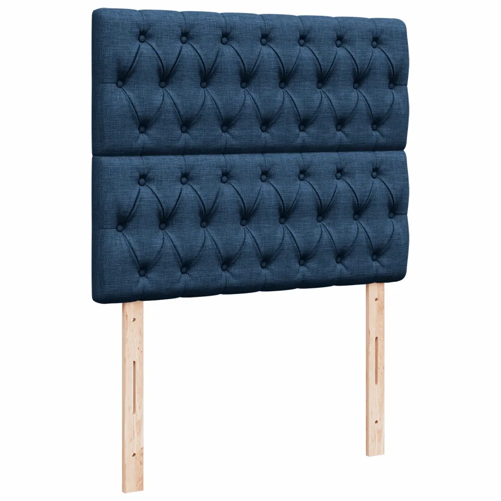 Giroletto a Molle con Materasso Blu 120x190 cm in Tessuto 3293920