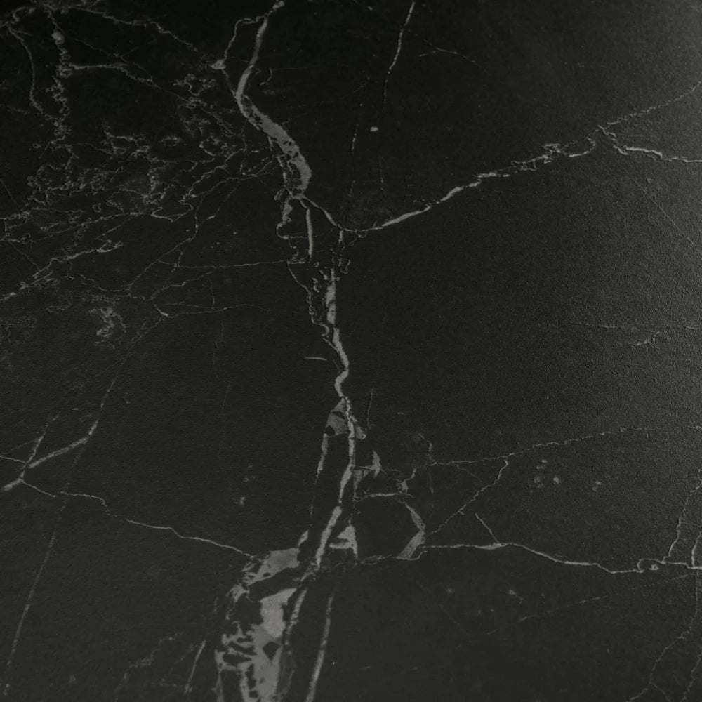 Tavolo da pranzo allungabile in HPL effetto marmo nero Ryder 170-270x90 cm fino a 12 posti Made in Italy | Duzzle