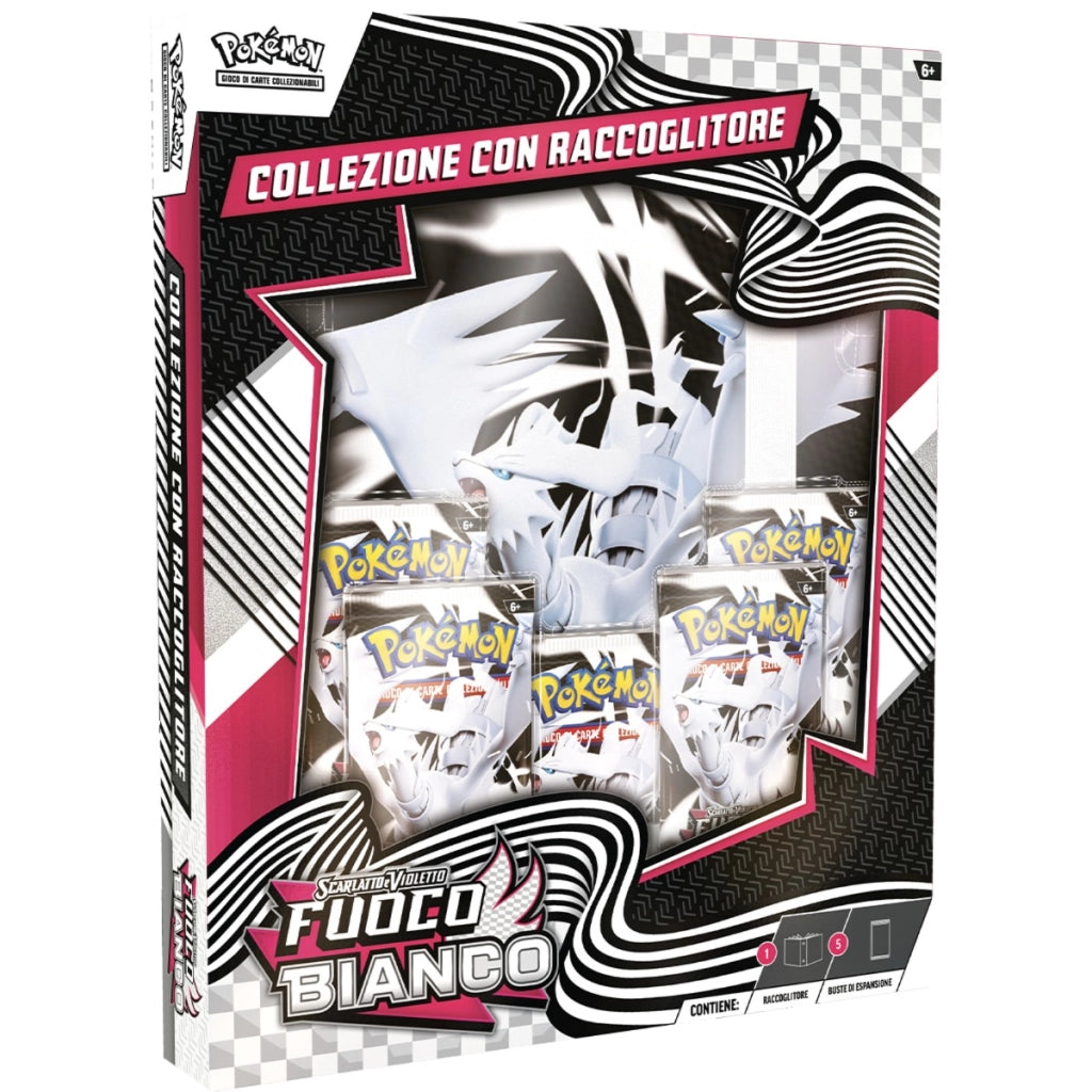 Pokemon Fuoco Bianco Collezione con raccoglitore dell’espansione scarlatto e violetto – fuoco bianco del gcc pokémon