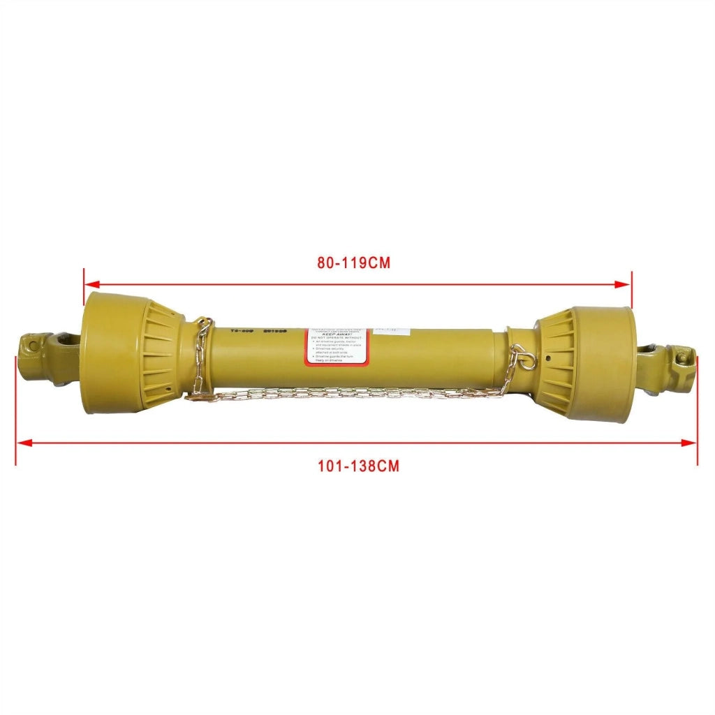 Albero cardanico da 1 3/8" (1010 mm) albero di trasmissione pieno 55 CV forestale 16_0002193