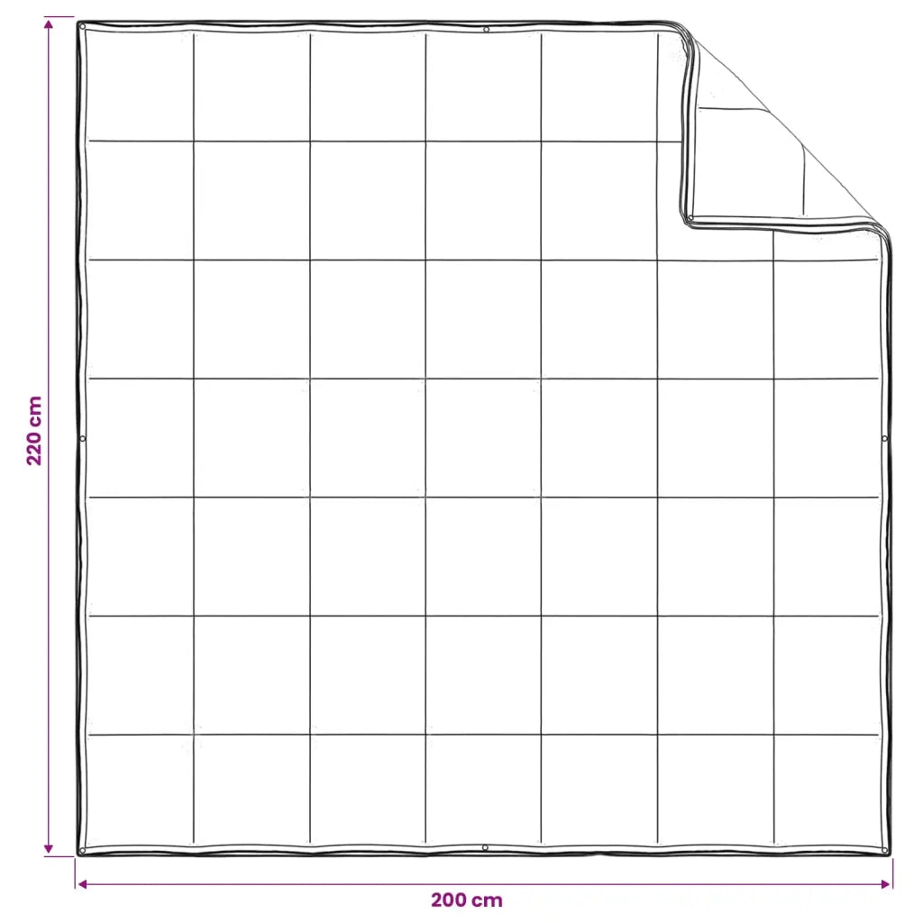 Set di Piumoni 2 pz 200 x 220 cm Kapok e Poliestere Beige 3432039