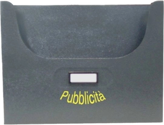 CASSETTA PORTA PUBBLICITA' mm 340x50x260h - Antracite