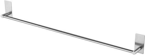 Supporto asciugamani per bagno senza forare Supporto asciugamani bagno autoadesivo Supporto asciugamani bagno in acciaio inossidabile 304 Supporto asciugamani e asciugamani 75 cm Lavorato a sbalzo, A7000S75B-2