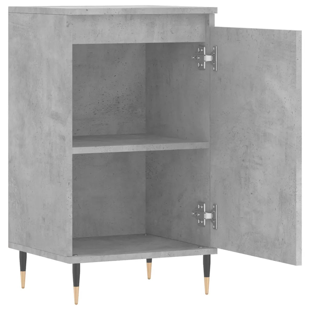 Credenze 2 pz Grigio Cemento 40x35x70 cm in Legno Multistrato 831045