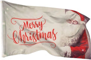Bandiera di Natale 90 x 150 cm - Vela estremamente resistente all'ambiente con occhi a ottone