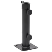 Base per Ombrellone per Palo da Ã˜38/48 mm Nero Opaco in Acciaiocod mxl 92543
