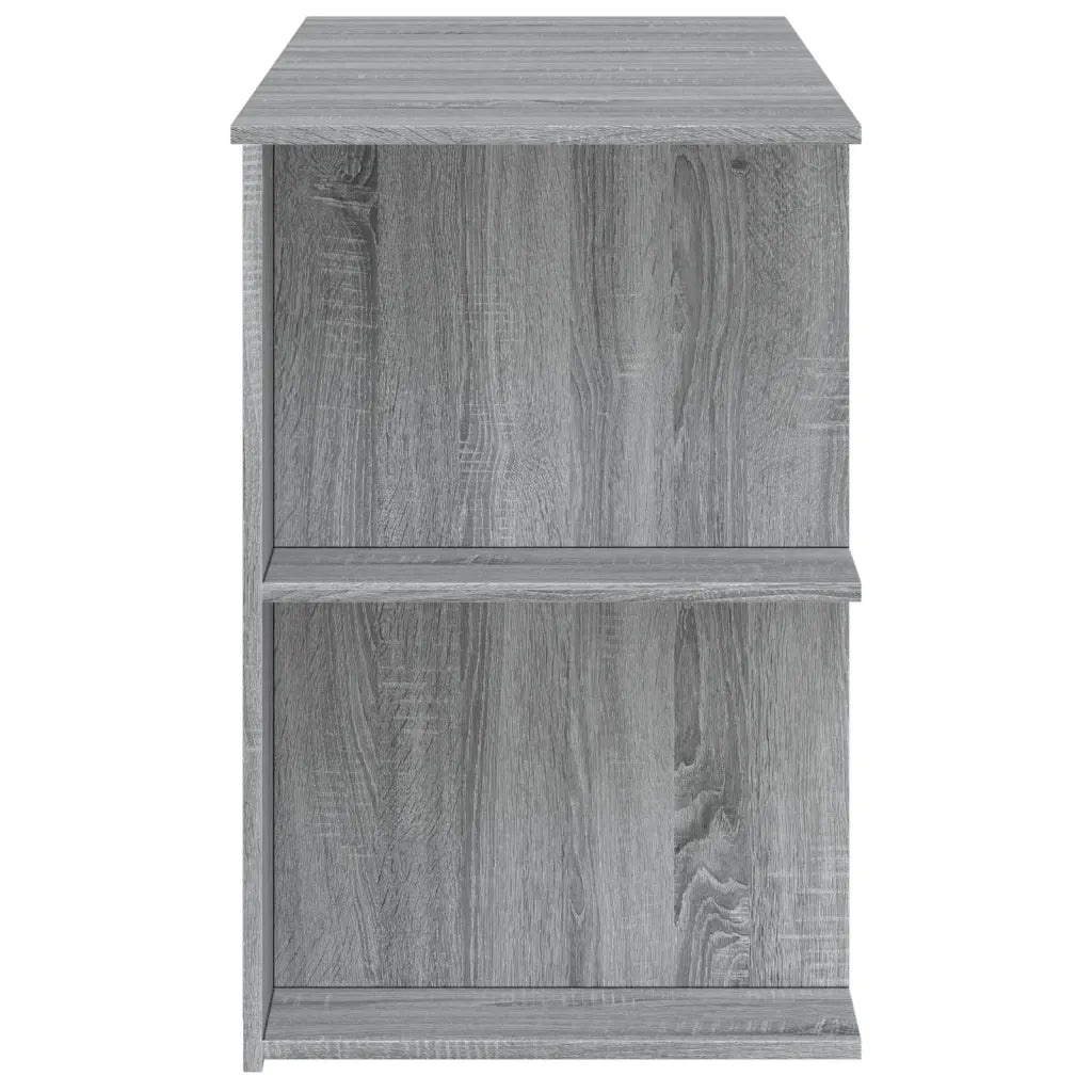 Scrivania | Tavolo da Ufficio Grigio Sonoma 140x50x75 cm in Legno Multistrato