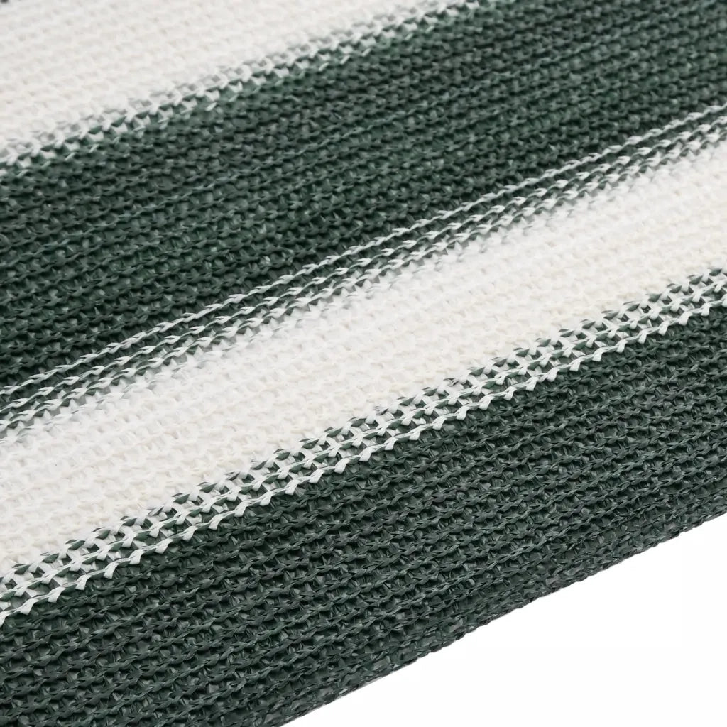 Rete per Privacy Verde e Bianco 1,5x25 m in HDPE 150 g/m² 4003732