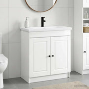 Set di mobili per il bagno Bianco Lucido 56 x 37,5 x 81 cm 3404128