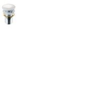 Piletta lavabo click-clack senza troppopieno FANCY Bianco