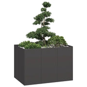 Fioriera Nera 120x80x80 cm in Acciaio 860787