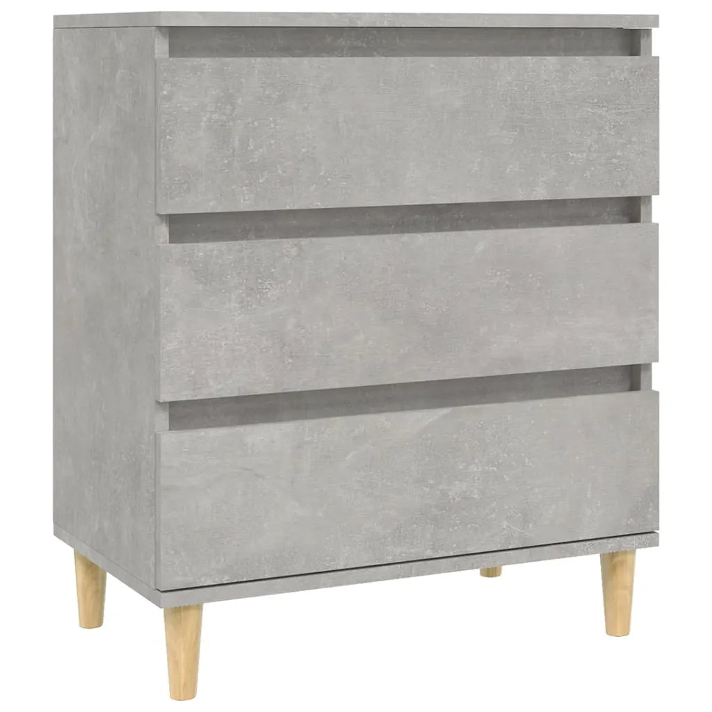 Credenza | Madia | Buffet da pranzo | Armadio da pranzo Grigio Cemento 60x35x70 cm in Legno Multistrato