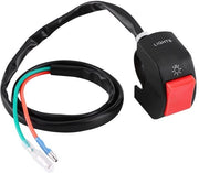Regolatore di accensione per motocicletta - Universale - Impostazione semplice - Montaggio 7/8 pollici - Interruttore accensione/spento - Adatto per motocicletta - Rosso
