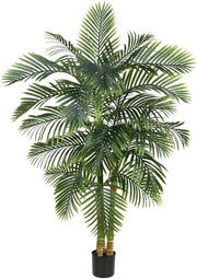 Palmiera artificiale dorata 180cm resistente all'UV grande palma artificiale piante artificiali come vere, imitazioni di piante tropicali per interni camera da letto soggiorno ufficio balcone decorazione di giardino piante artificiali