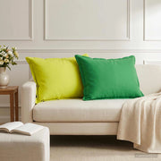 Federa 2 pz HOUTEN Verde 50 x 70 cm Poliestere 919583