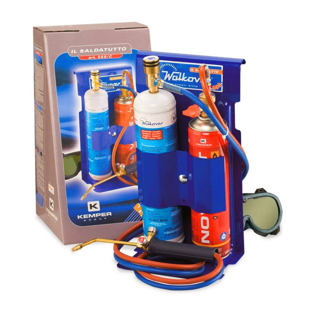 Kit Completo Saldatura Novacet Ossigeno Oxikit Cannello - 555C