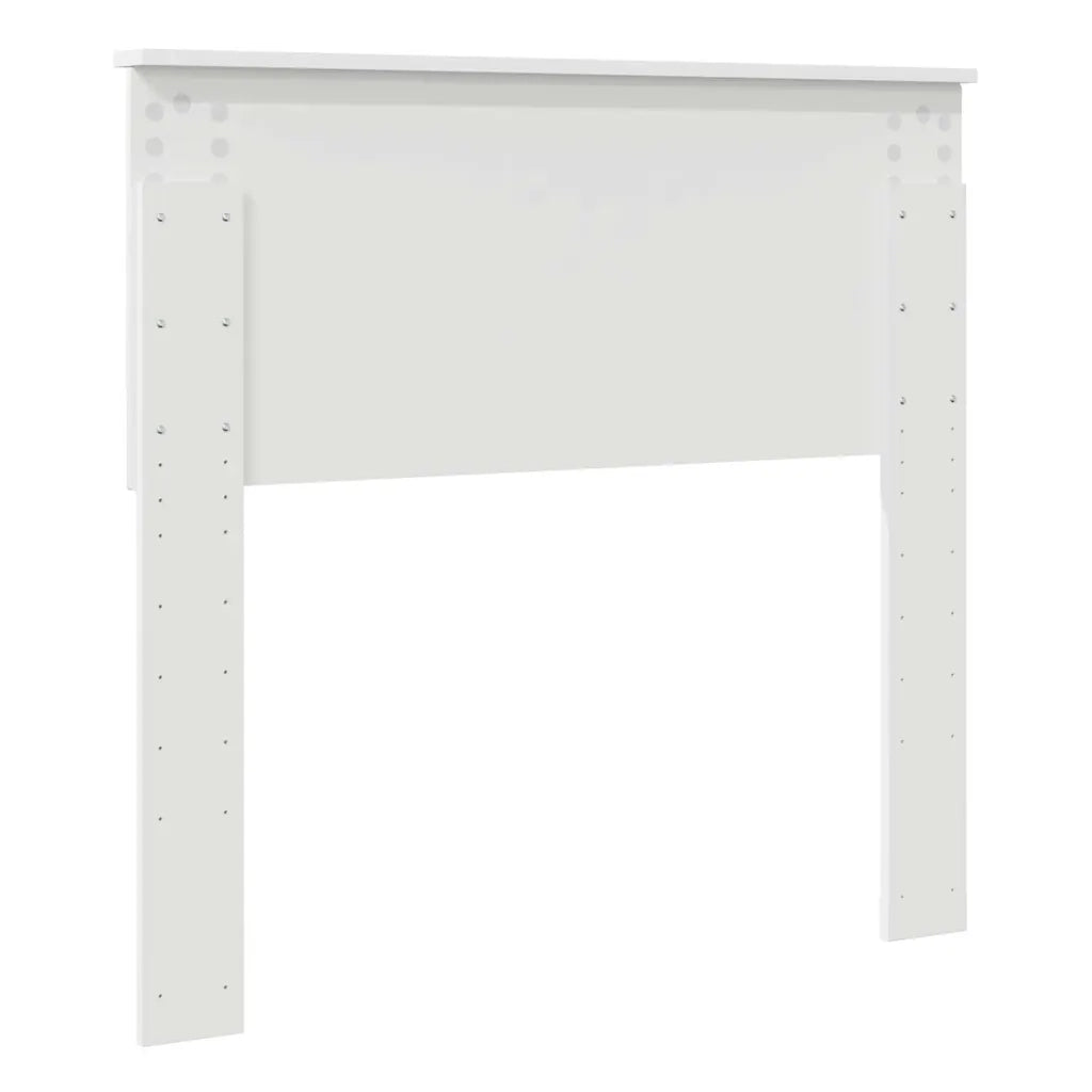Testiera-Testata-Testiera Decorativa Bianco 75 cm Legno multistrato 755752