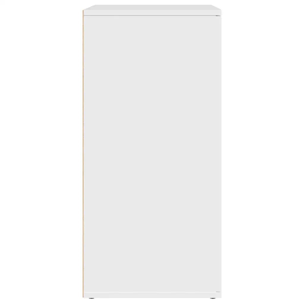 Credenza Bianca 79x38x80 cm in Legno Multistrato