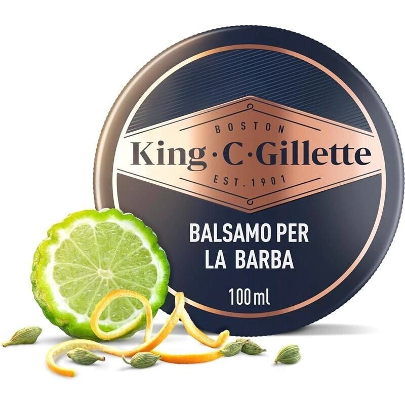 GILLETTE BALSAMO BARBA KING C.100 ML CURA DELLA BARBA CON BURRO CACAO