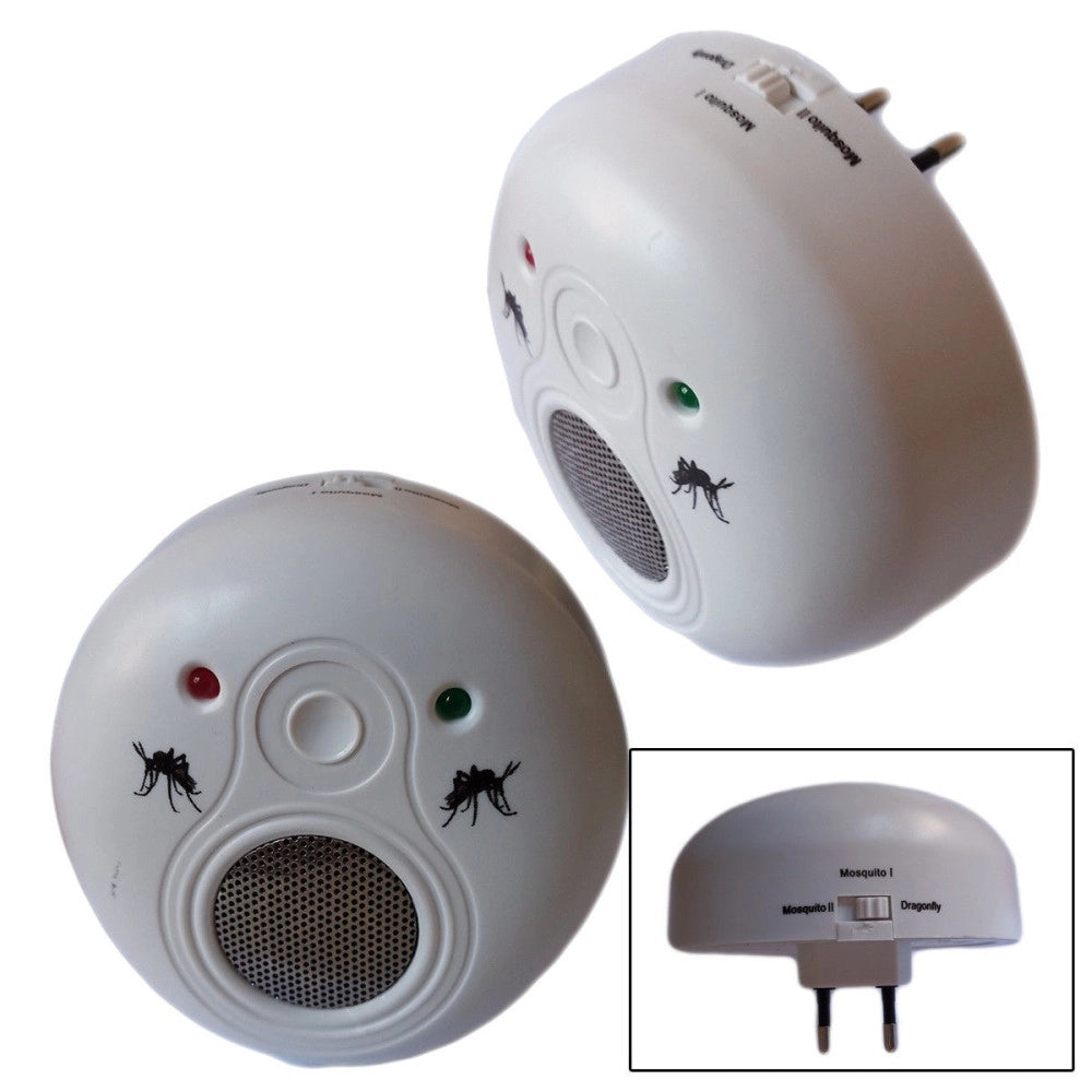 Trade Shop - Repellente Elettrico Scaccia Allontana Zanzare Insetti Con Ultrasuoni Ke-915e -