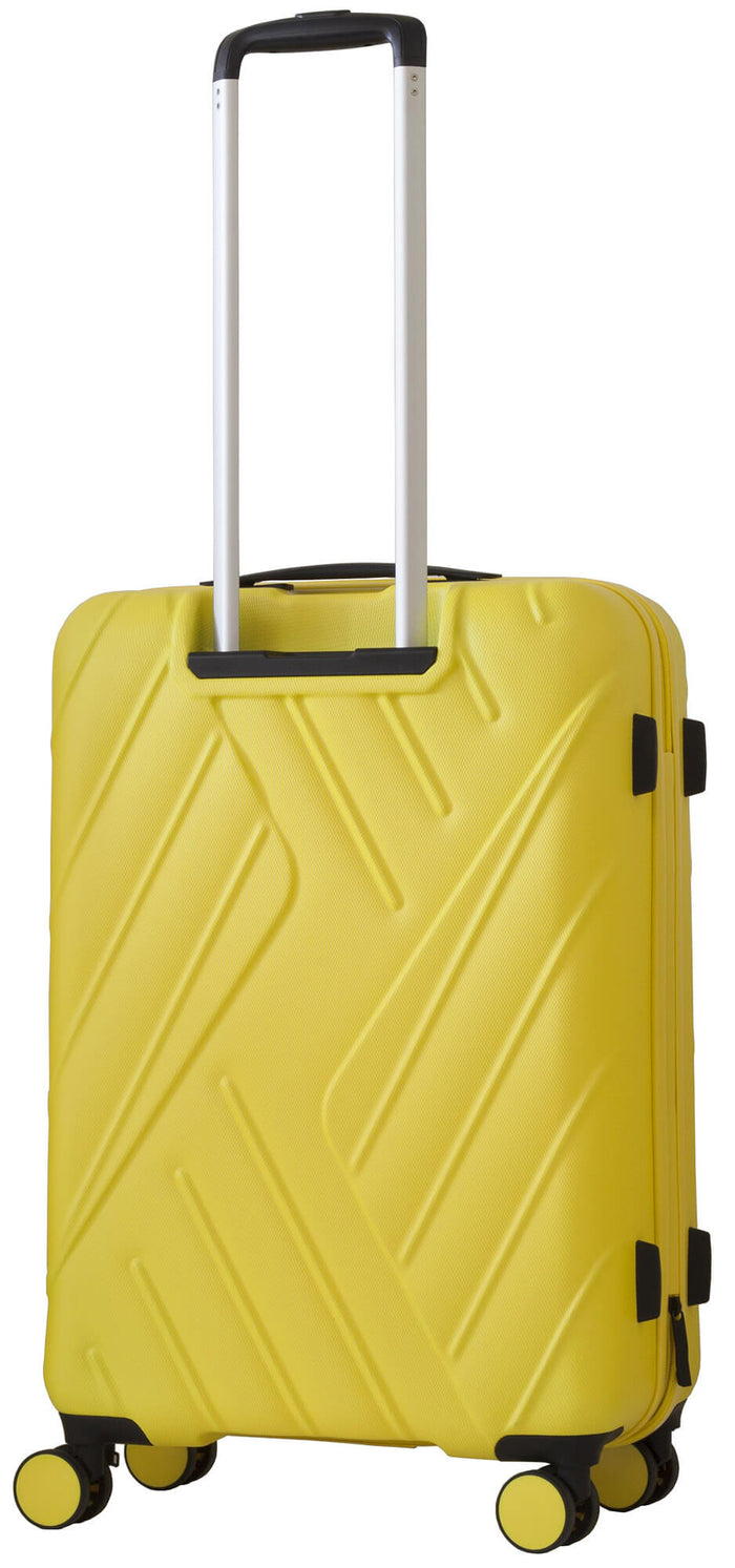 Trolley Valigia Media Rigida in ABS 4 Ruote TSA Ravizzoni Mojito Giallo
