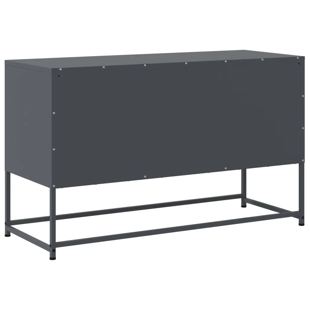 Mobile TV Antracite 100,5x39x60,5 cm in Acciaio 846478