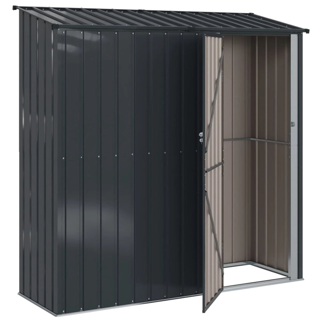 Casette da giardino Antracite 203,5 x 73 x 200 cm Metallo