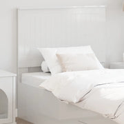 Testiera-Testata-Testiera Decorativa Bianco Lucido 90 cm Legno multistrato 763541