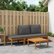 4 pcs Legno massiccio di acacia e corda Naturale 3407759