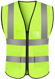 Vestimento di Sicurezza XXXL Alta Visibilità - Neon Giallo - Riflettente - Tessuto a Maglia - Respiro Libero - Multi Tasca - Leggero e Duraturo - Cintura di Lavoro