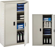 Cassettiere per archiviazione - Cassetti per ufficio - Cassetti per documentazione - Cassetti per archiviazione con ruote - Cassetti per ufficio in metallo - 140 x 90 x 40 cm - Grigio