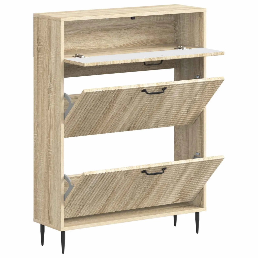Mobile per scarpe HAARLEM 78 x 24 x 103 cm Legno ingegnerizzato 896877