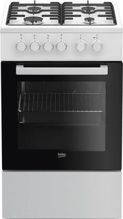 BEKO CUCINA A GAS 4 FUOCHI FORNO ELETTRICO 50X60 CM CLASSE A BIANCO FSS52020DW
