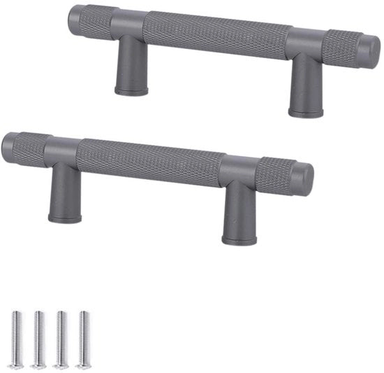 Maniglie per mobili in alluminio - Larghezza 96 mm - Dimensioni 148x12x30 mm
