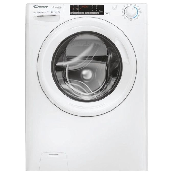 Candy Smart Pro Inverter Lavatrice 10 kg, Classe A-10%, 1400giri, Bianco, CO 4104TWM/1-S