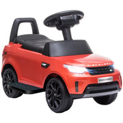 EasyComfort Macchina Elettrica per Bambini, Auto con Licenza Land Rover 6V, Funzionamento Elettrico e a Spinta, Velocità 3km/h, Rosso