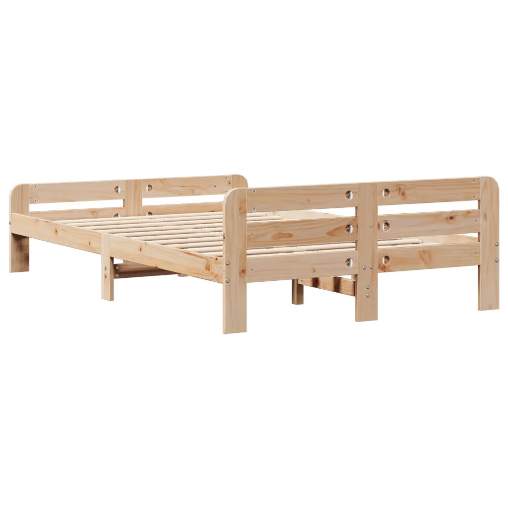 vidaXL Letto senza Materasso 120x200 cm in Legno Massello di Pino