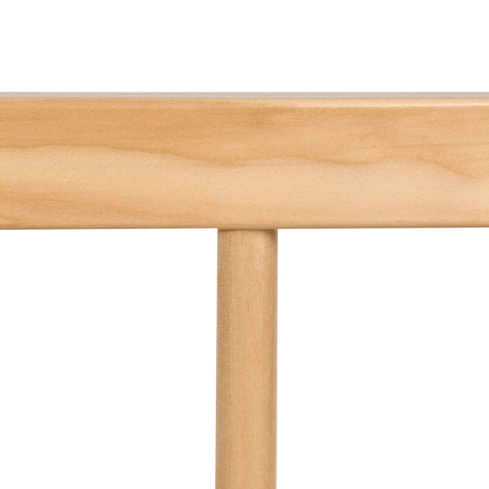 Lettino culla per neonati in legno di pino marrone chiaro 60 x 120 cm con barre regolabili in altezza Dimensioni standard