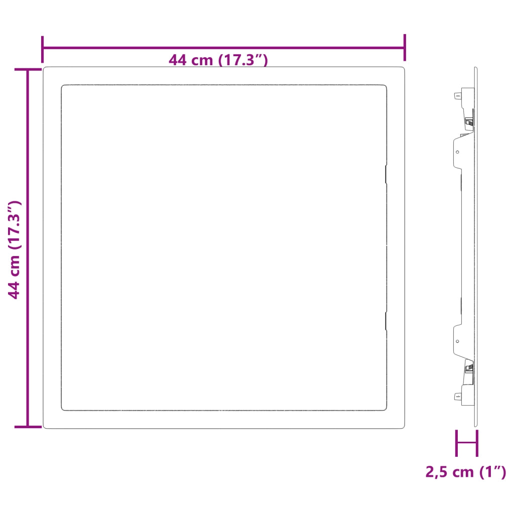 Pannello di Accesso Bianco in Plastica ABS