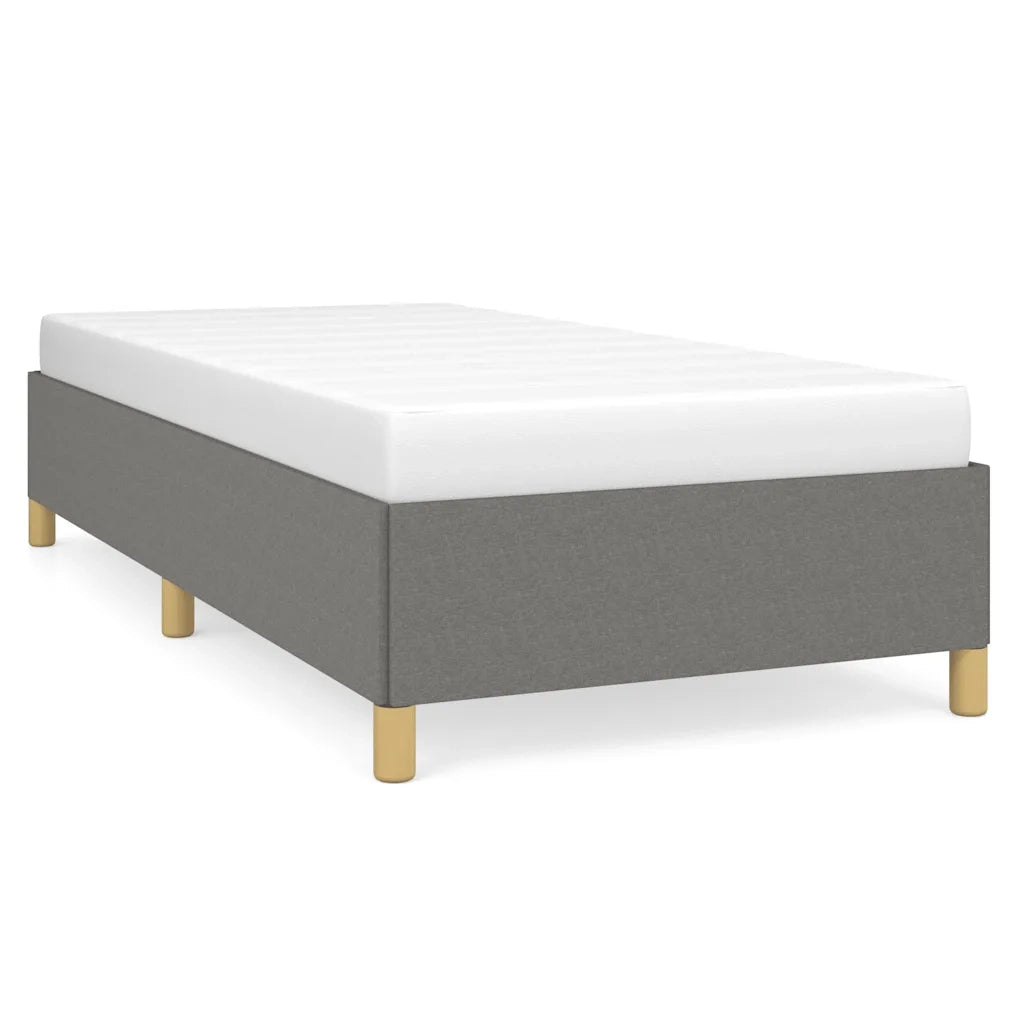 Giroletto senza Materasso Grigio Scuro 90x200 cm Tessuto 347134