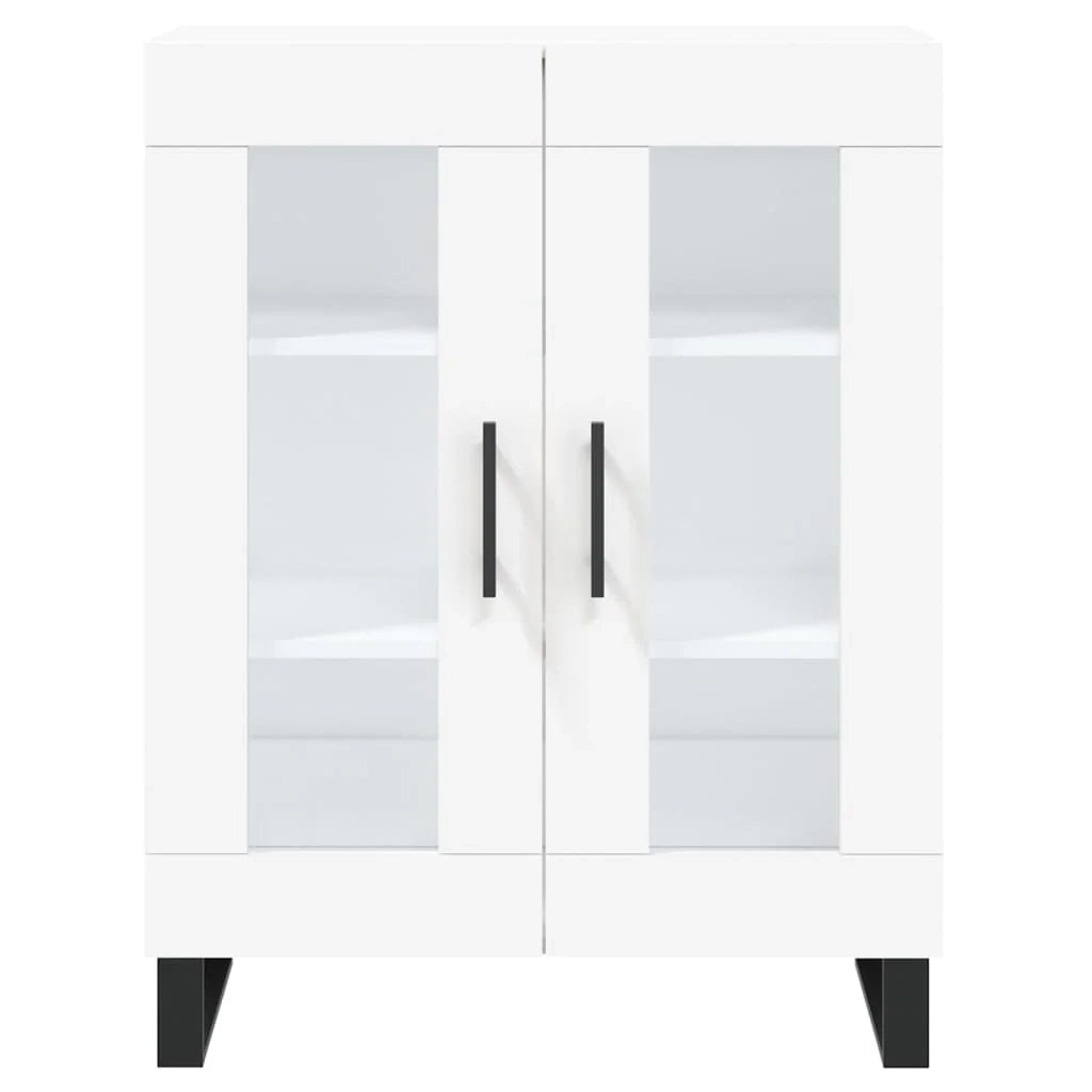 Buffet credenza cassettiera mobiletto mobile contenitore organizer cucina soggiorno salotto alto 69,5 x 34 x 180 cm legno ingegnerizzato bianco 02_0032707
