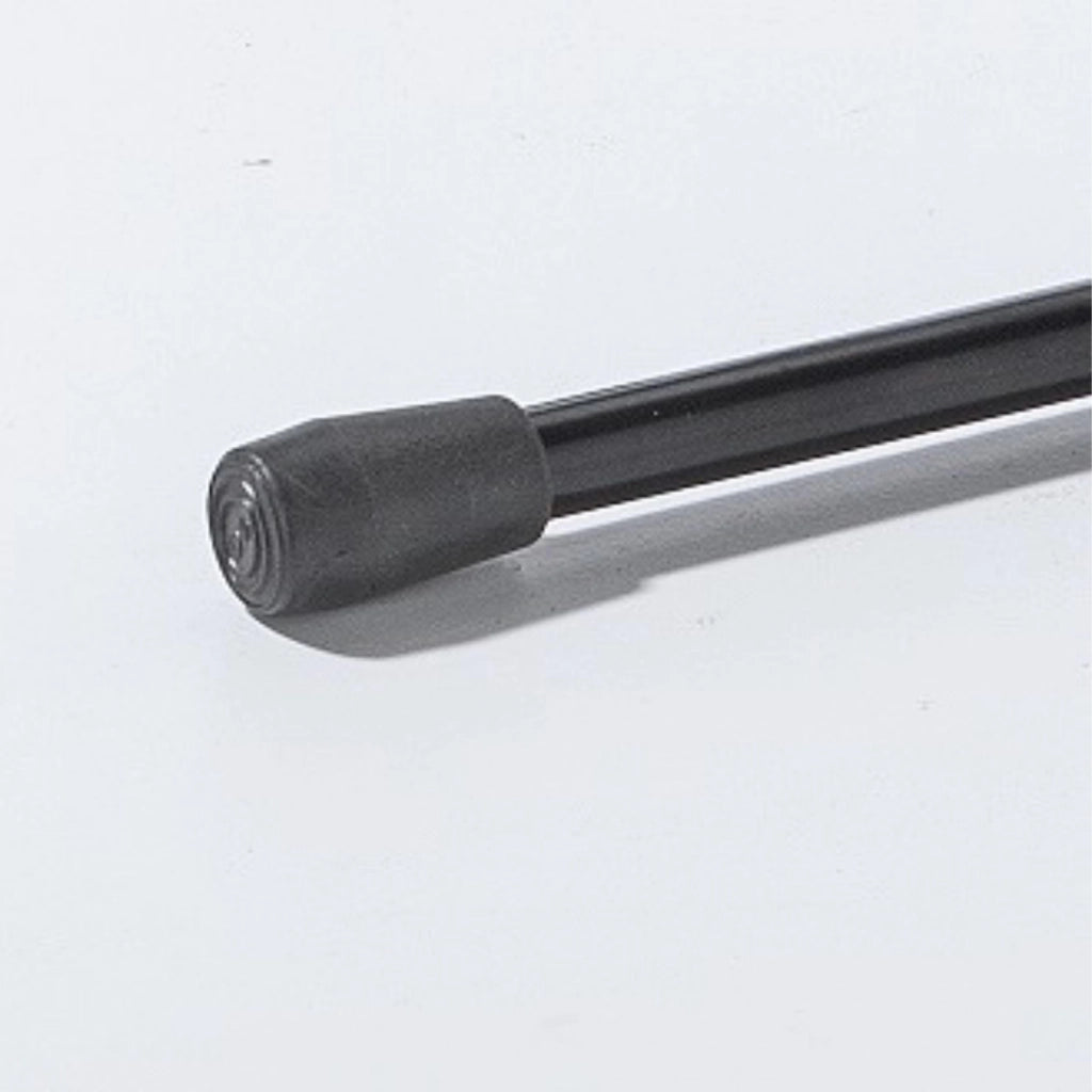 Andrys Rastrelliera Bici con Tappi 1 Posto - Ruote fino a 6cm - Nero Verniciato