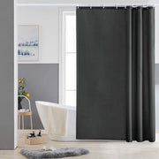 Gordiglio Antimuffa Tessuto Poliester Impermeabile per Doccia o Bagno, 10 Haken, 150x180cm, Grigio Scuro.