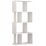 Scaffale aperto bianco scaffale armadio libreria moderno loft 140 cm
