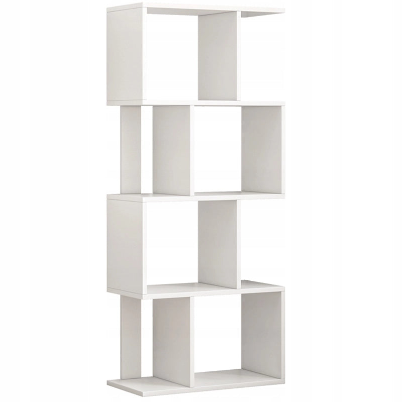 Scaffale aperto bianco scaffale armadio libreria moderno loft 140 cm