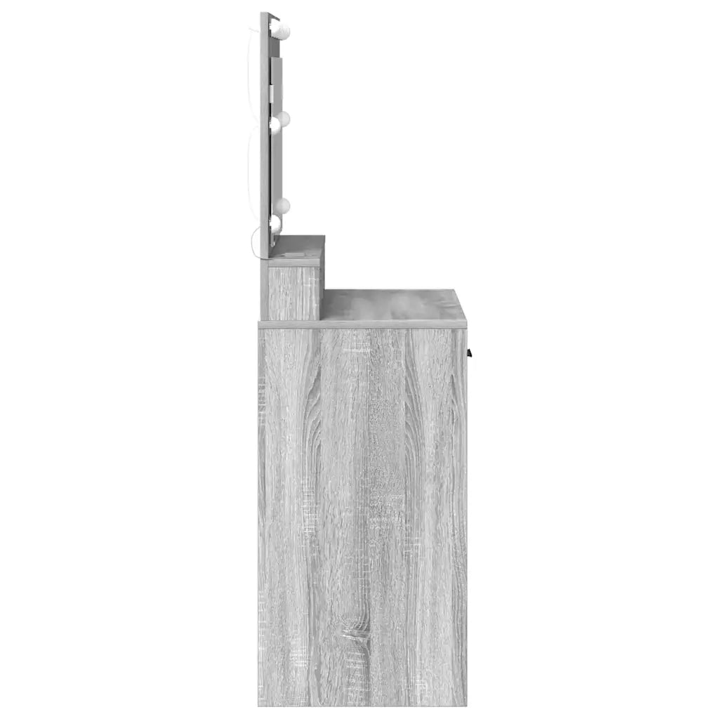 Tavolo da Trucco con cassetto Grigio Sonoma 79 x 41 x 135 cm 865087