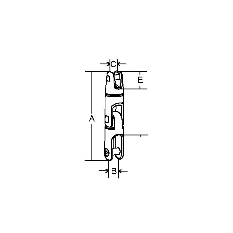 GIUNTO INOX 316 DOPPIO SNODO Ø10-12