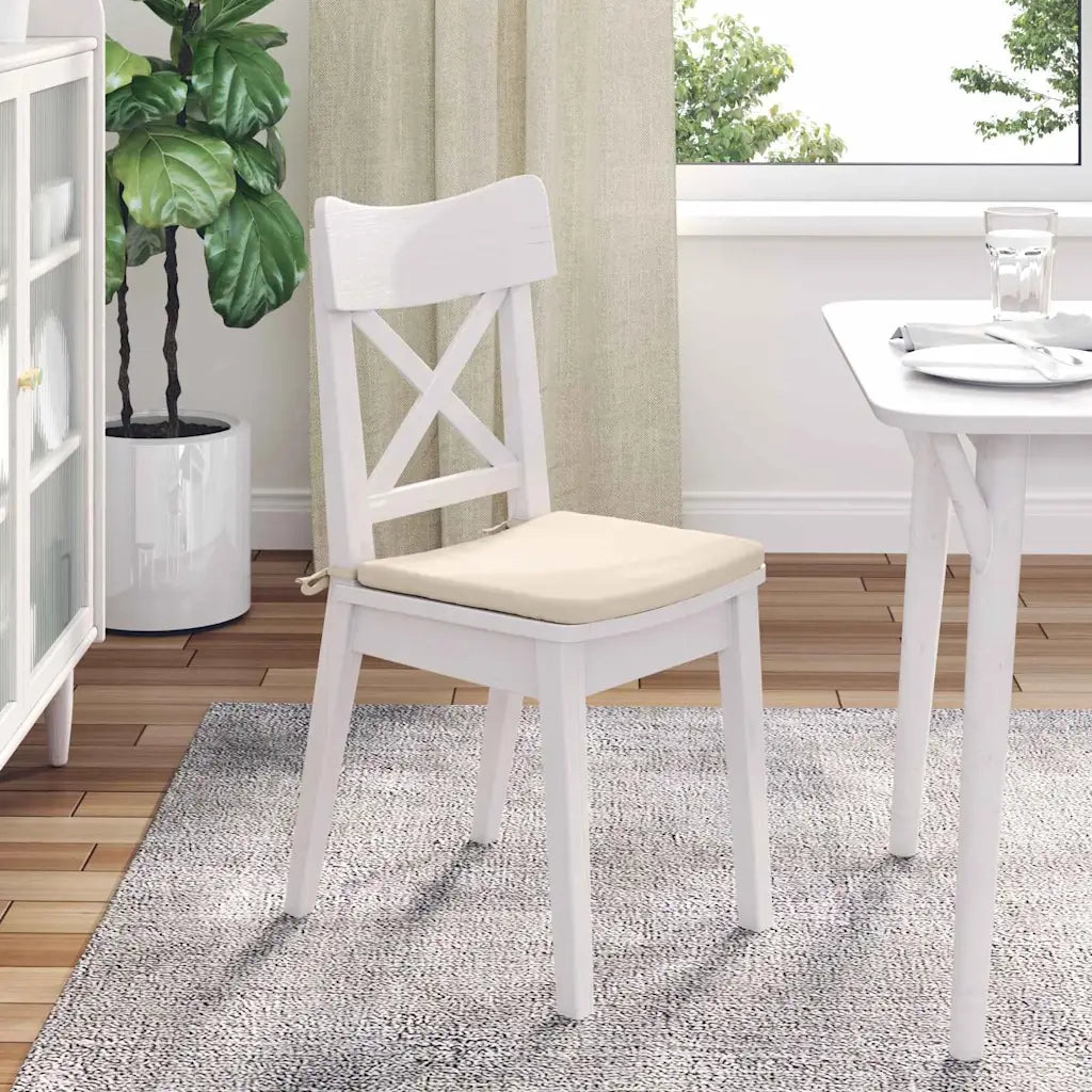 Cuscini per Seduta 4 pcs Beige 40 x 40 x 3 cm 42015223