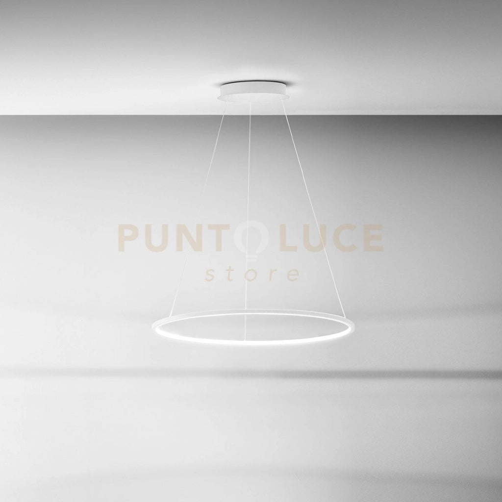 ERIKA S/G LAMPADARIO SOSPESO A LED 3000K 1800LM 78W DIMMERABILE COLORE BIANCO D.80CM