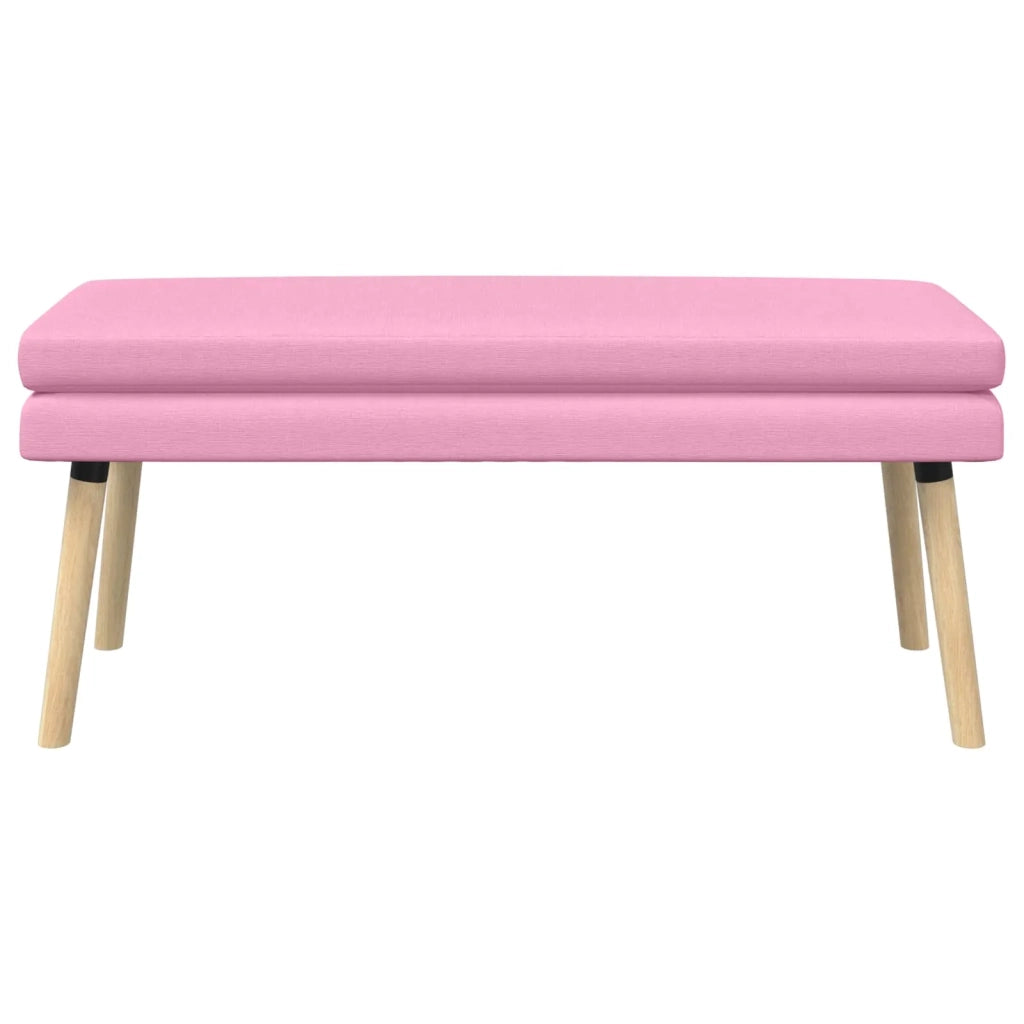 Panchina a doppio strato Rosa 110 x 40 x 47 cm Tessuto 42038457